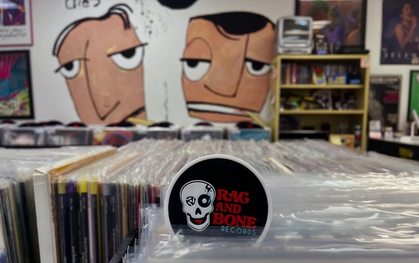 Inside the Rag and Bone Records shop